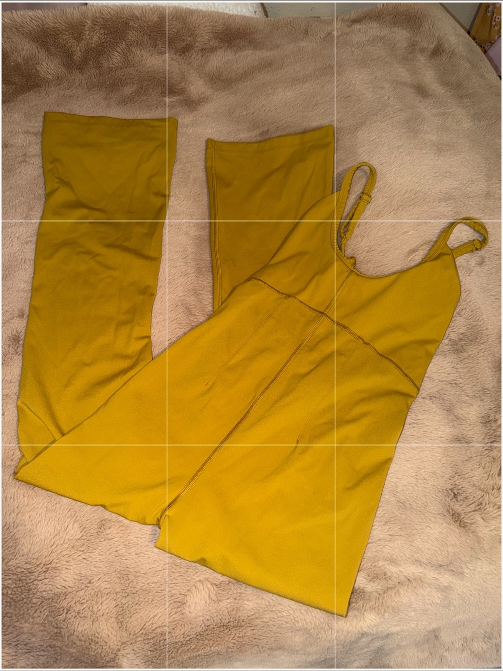 FP Movement by Free People All Star Jumpsuit Golden Mustard Wide-Leg Jumpsuit